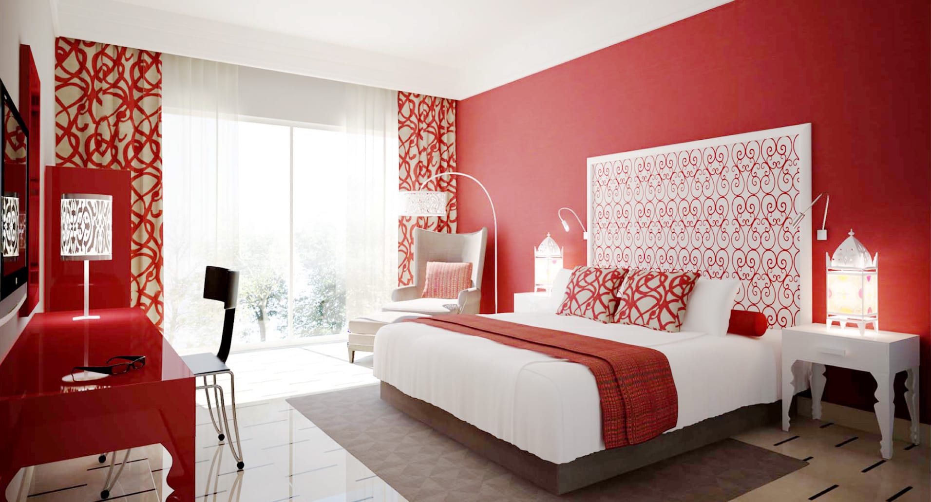 Schlafzimmer Rot 50 Schlafzimmer Inspirationen In Rot FresHouse