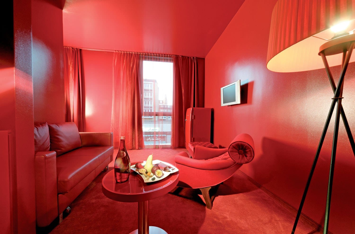Farbgestaltung wohnzimmer rot – dumss.com
