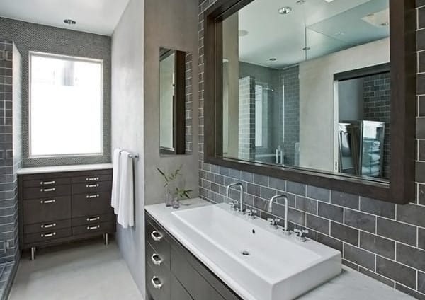 Badezimmer grau 50 ideen für badezimmergestaltung in grau ...