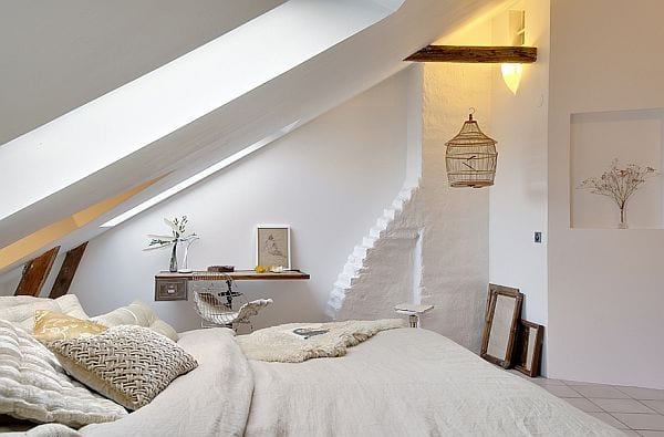 Schlafzimmer mit dachschräge gemütlich gestalten freshouse