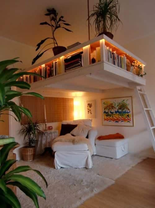 Die kleine wohnung einrichten mit hochhbett freshouse