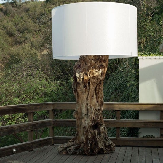 inspiration für gartendeko holz