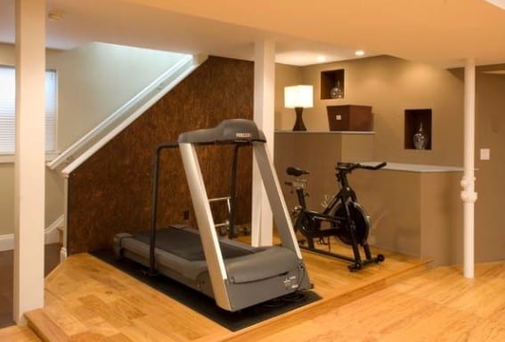 fitness gym als kleiner fitnessraum zuhause einrichten